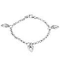 Hot Diamond Open Heart Bracelet