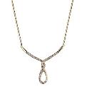 9ct Yellow Gold and Rhodium Diamond Collar Necklace