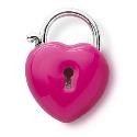 Love Stories Sterling Silver Pinky Enamel Heart Charm