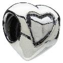 Chamilia - sterling silver heart in a heart bead