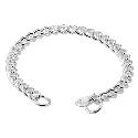 Love Stories Sterling Silver Bracelet 8"