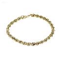 9ct Yellow Gold Rope Bracelet