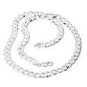 Sterling Silver 22" Medium Curb Chain