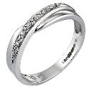 Bride's 9ct White Gold Diamond Wedding Ring