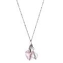 9ct White Gold Multi Charm Murano Glass Pendant