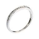 9ct White Gold 1/10 Carat Diamond Eternity Ring