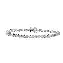 Sterling Silver Cubic Zirconia Tennis Bracelet