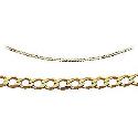 9ct Gold 10"" Solid Curb Anklet