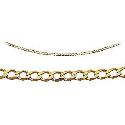 9ct Gold 10"" Solid Curb Anklet