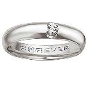 18ct White Gold Men's Diamond Wedding Ring