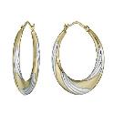 9ct Yellow Gold Creole Earrings