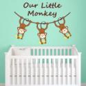 Our Little Monkey Wall Decal