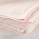 Satin-Edged Cellular Blanket - Pink