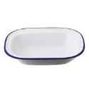 Traditional Enamel 20cm Oblong Pie Dish