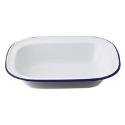 Traditional Enamel 26cm Oblong Pie Dish