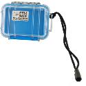 Peli 1010 Microcase Clear with Blue Liner