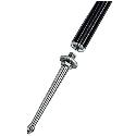 Gitzo G1220.129LB Long Spike for Monopod Gitzo G1220.129LB Long Spike for Monopod