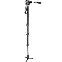 Manfrotto 561BHDV aluminium fluid monopod with fluid head.